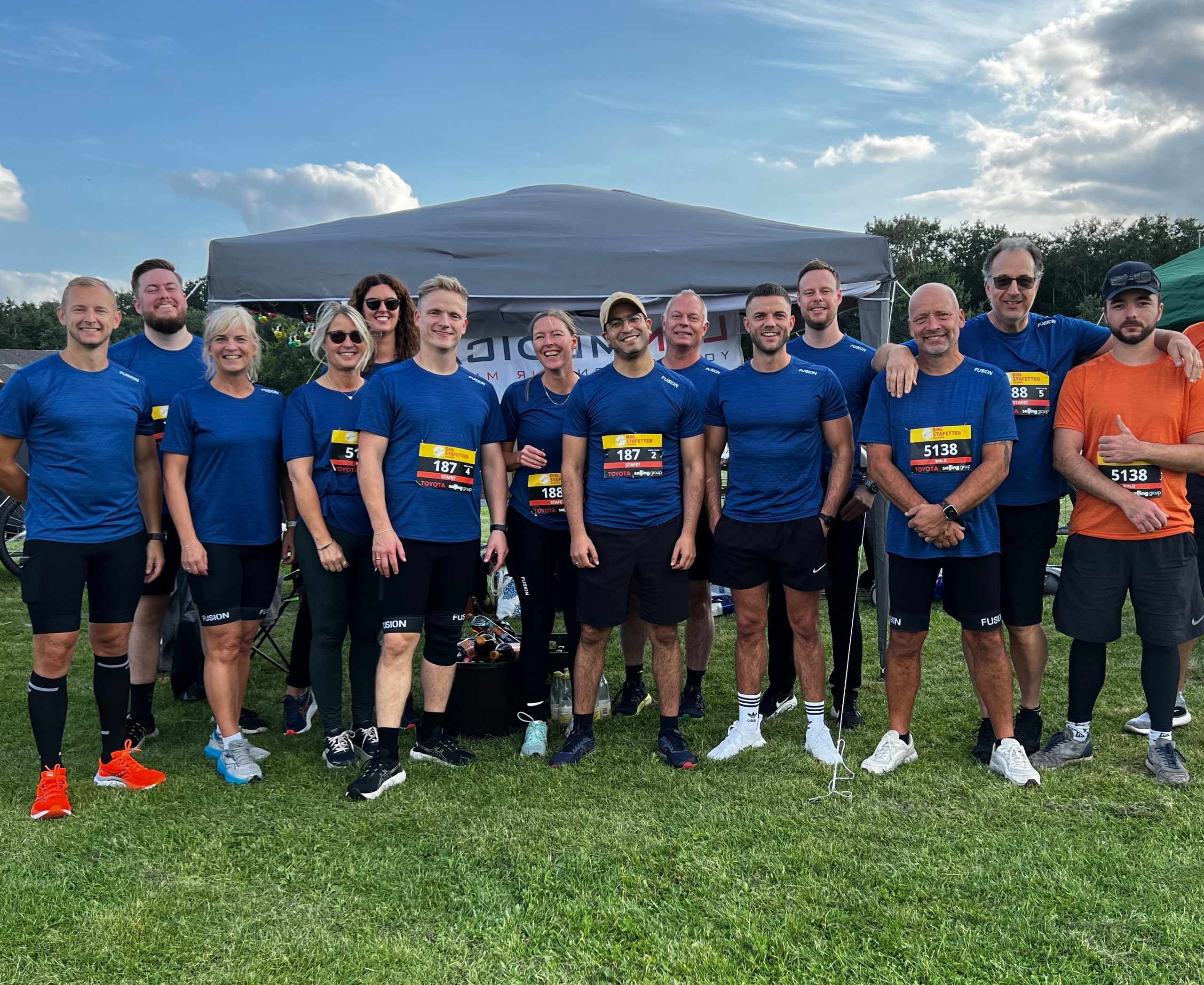 Our Responsibility DHL run 2024 - company employees